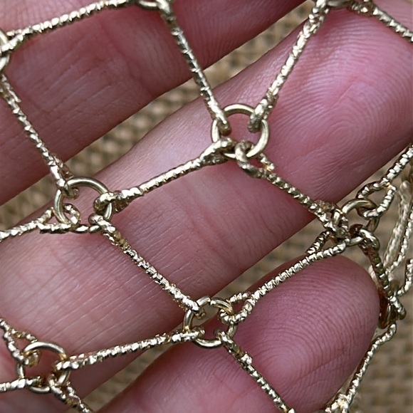 Gold Mesh Necklace - Picture 5 of 5